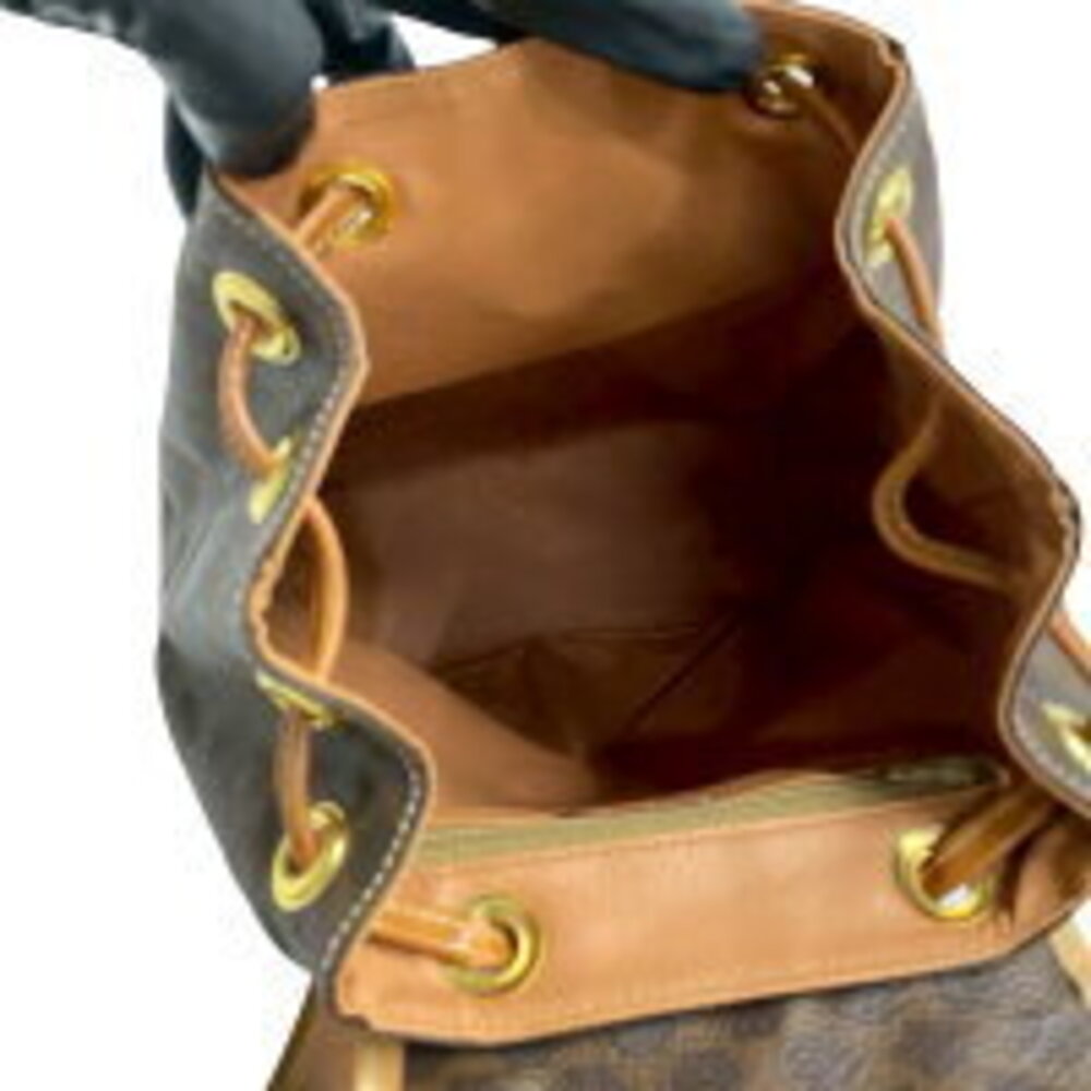 Celine Macadam Blason Triomphe Leather backpack daypack brown - Picture 8 of 8